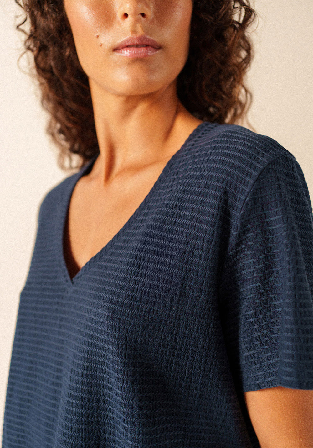 Eline T-shirt (MARINE)