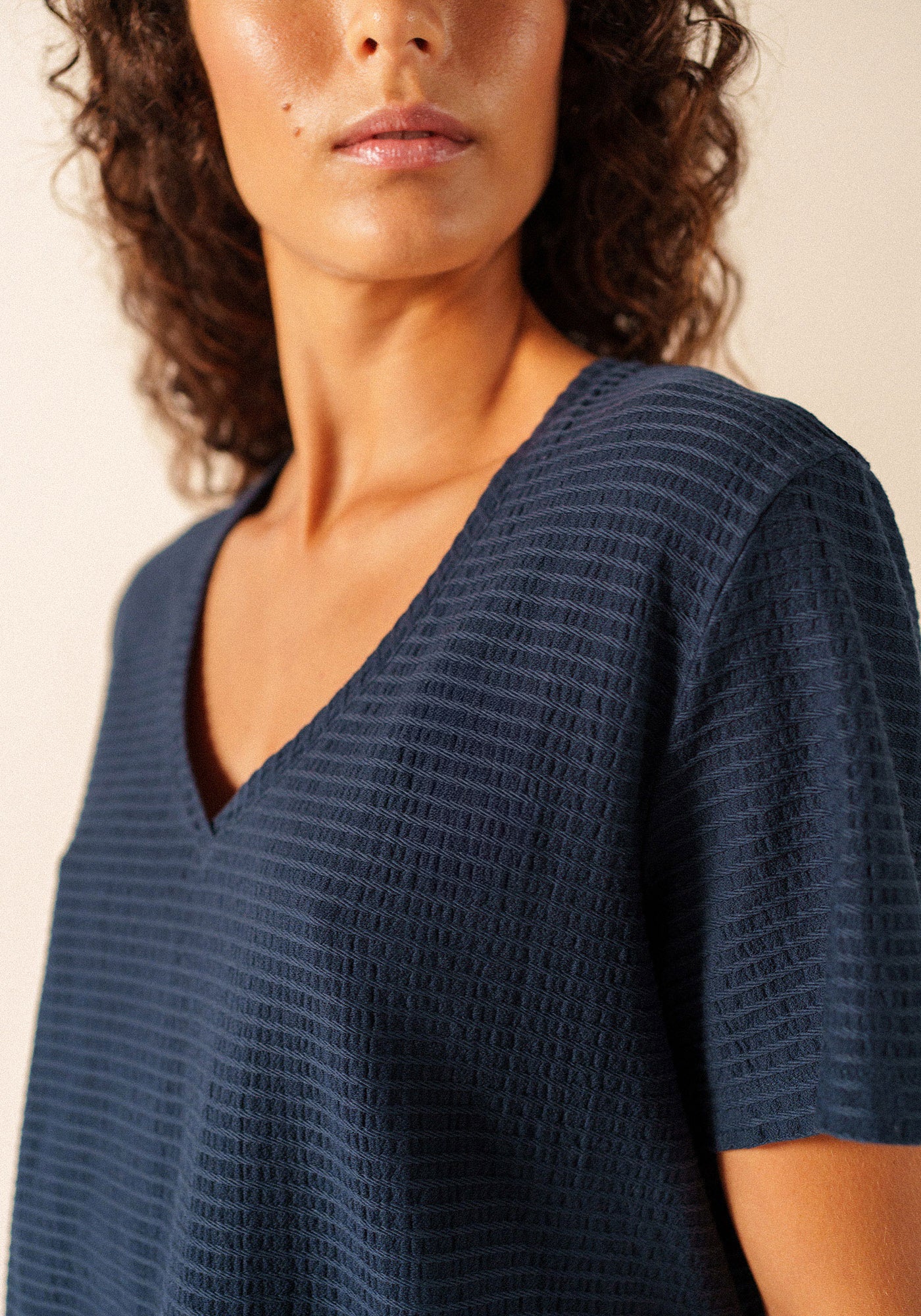 Eline T-shirt (MARINE)