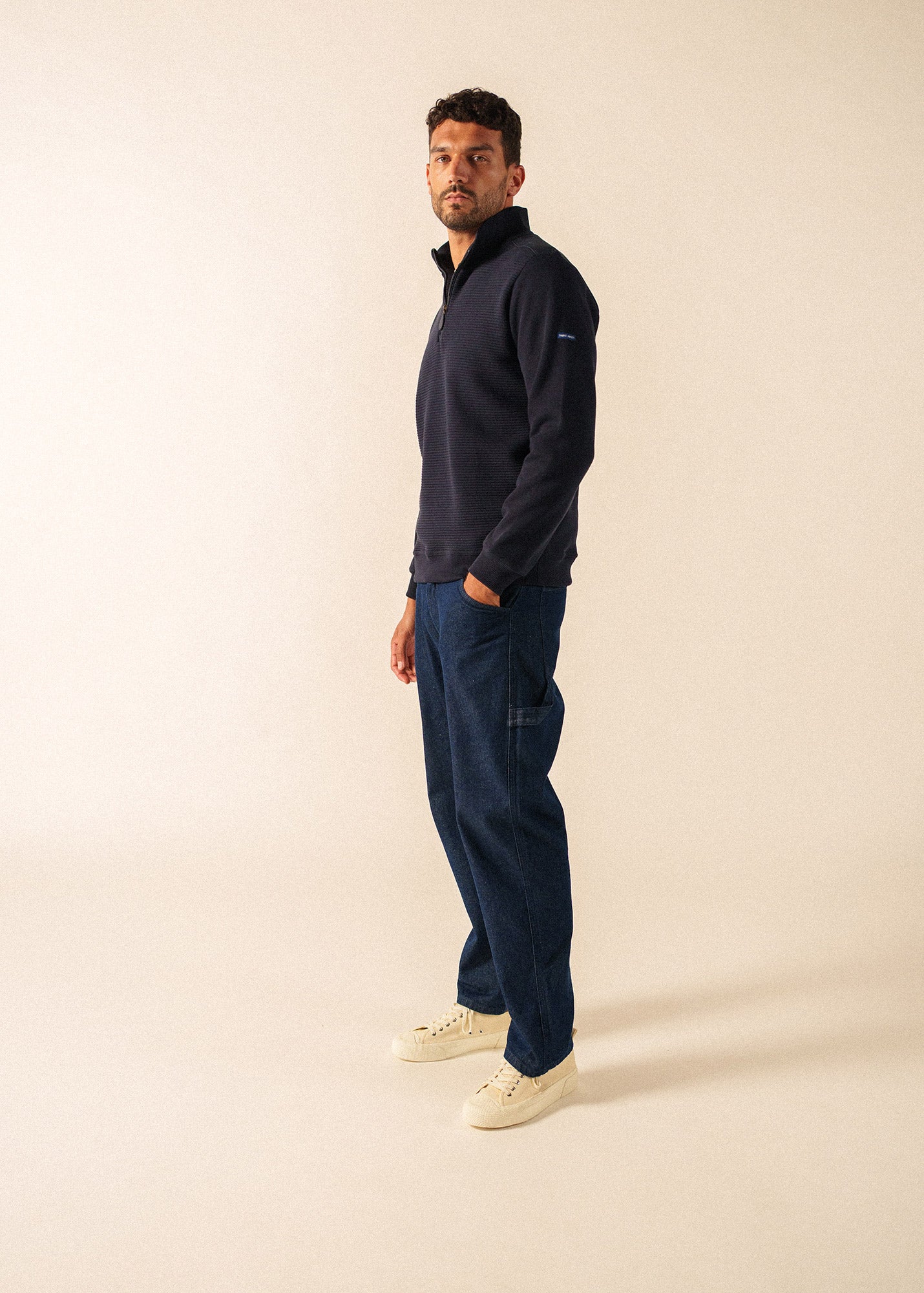 Malo Jumper - zip collar - Men • SAINT JAMES [EU]