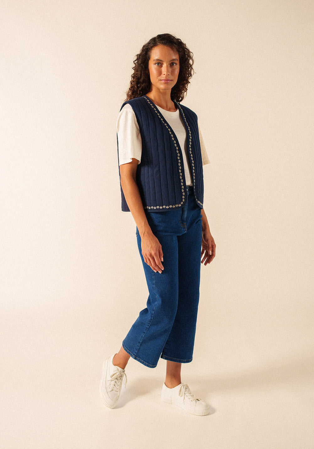 Ste Lily Jacket (MARINE/TOILE)