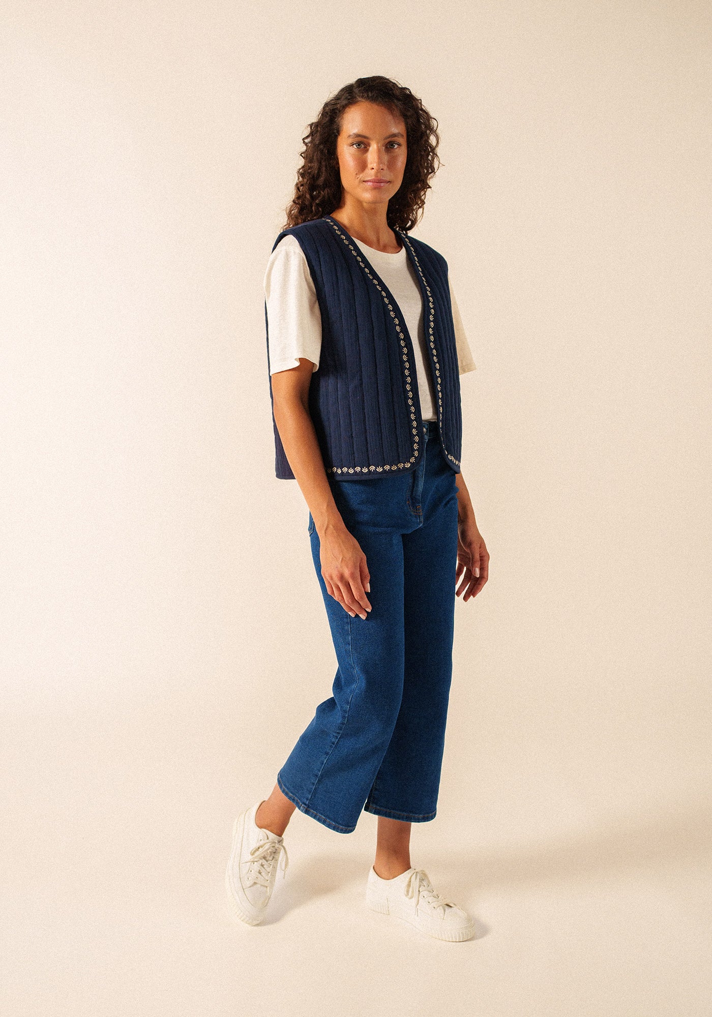 Ste Lily Jacket (MARINE/TOILE)