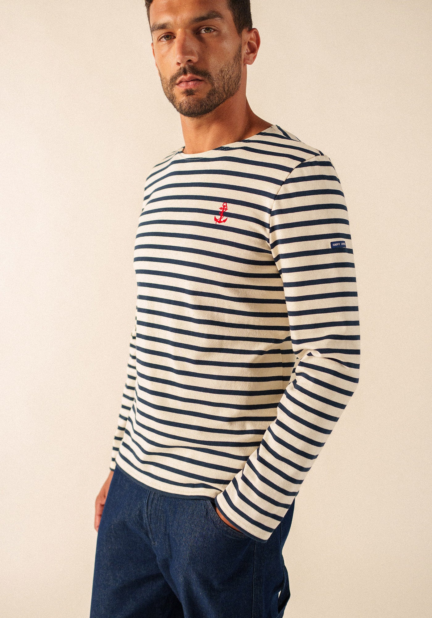 Frégate Sailor Striped Shirt x Marine nationale (ECRU/MARINE)