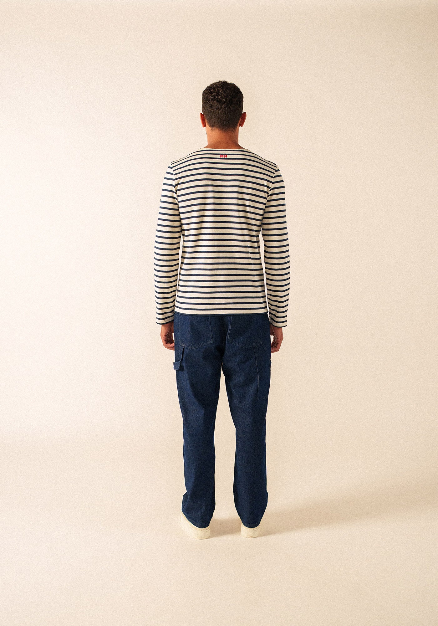 Frégate Sailor Striped Shirt x Marine nationale (ECRU/MARINE)