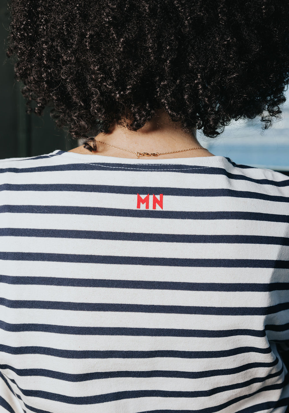 Frégate Sailor Striped Shirt x Marine nationale (ECRU/MARINE)