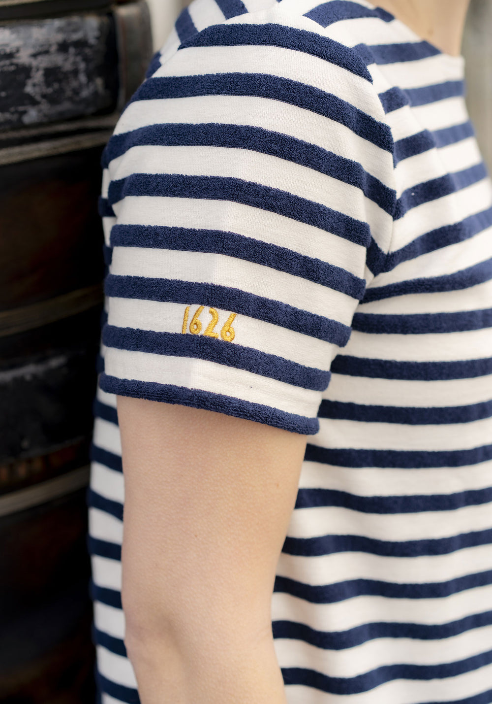 Camisa Gloire Breton x Marine Nationale (NIEVE/MARINA)