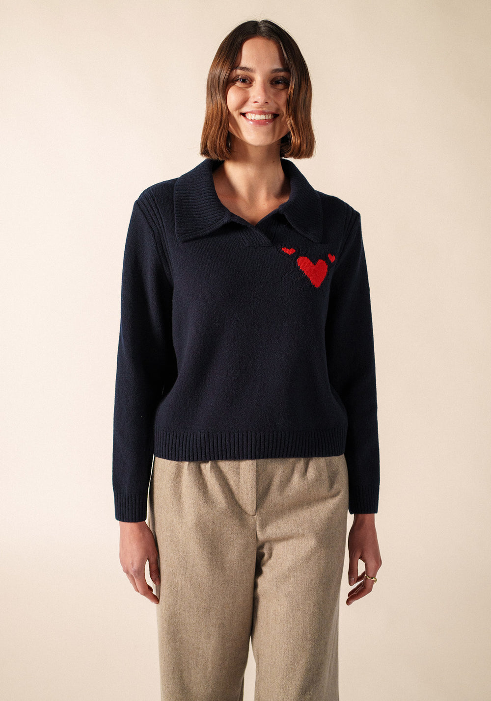 Portune Jumper (NAVY/TULIPE)