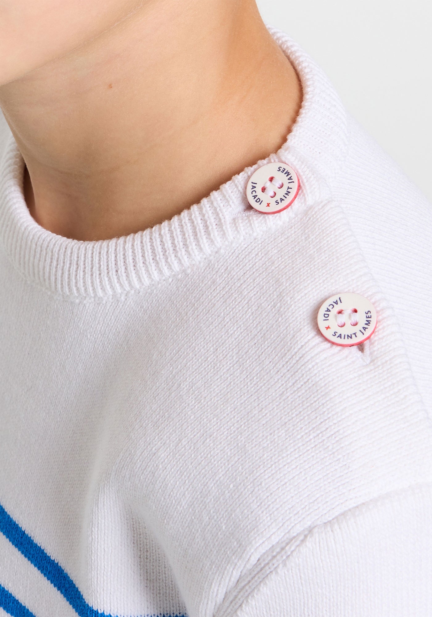 Jersey x Jacadi (BLANCO/AZUL MAR)