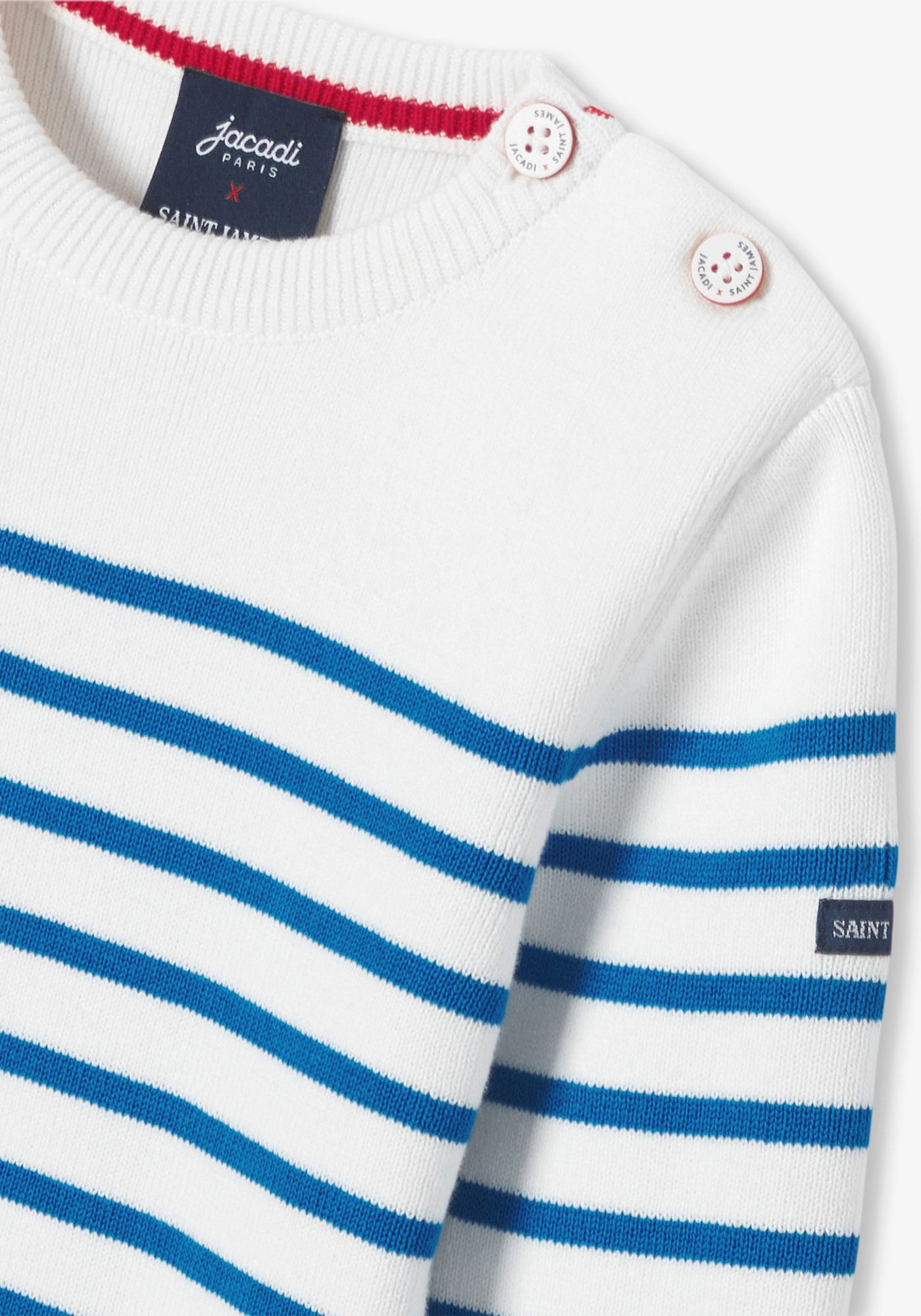 Jersey x Jacadi (BLANCO/AZUL MAR)