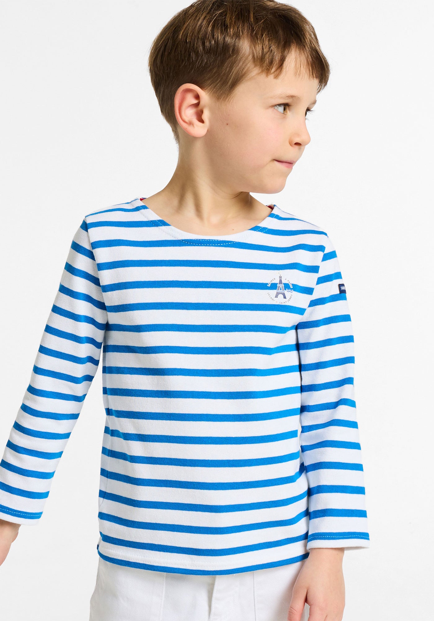 Camisa bretona x Jacadi (BLANCO/AZUL MAR)