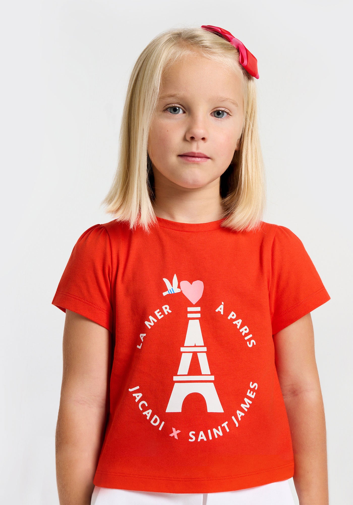 Camiseta de Jacadi (ROUGE TOMATE)