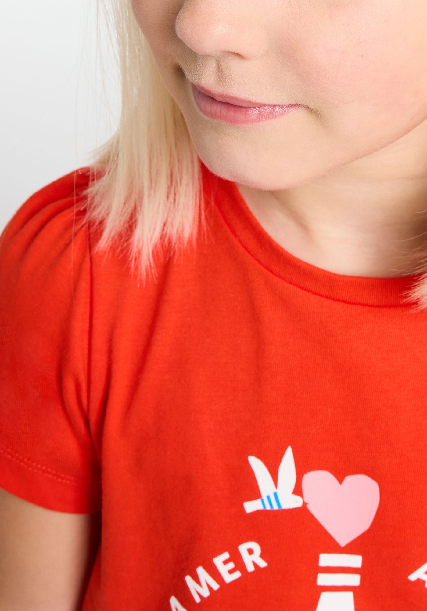 Camiseta de Jacadi (ROUGE TOMATE)