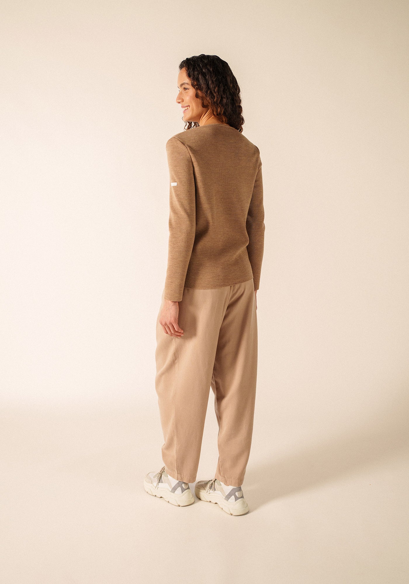 Bréhat jumper (BEIGE FONCE)