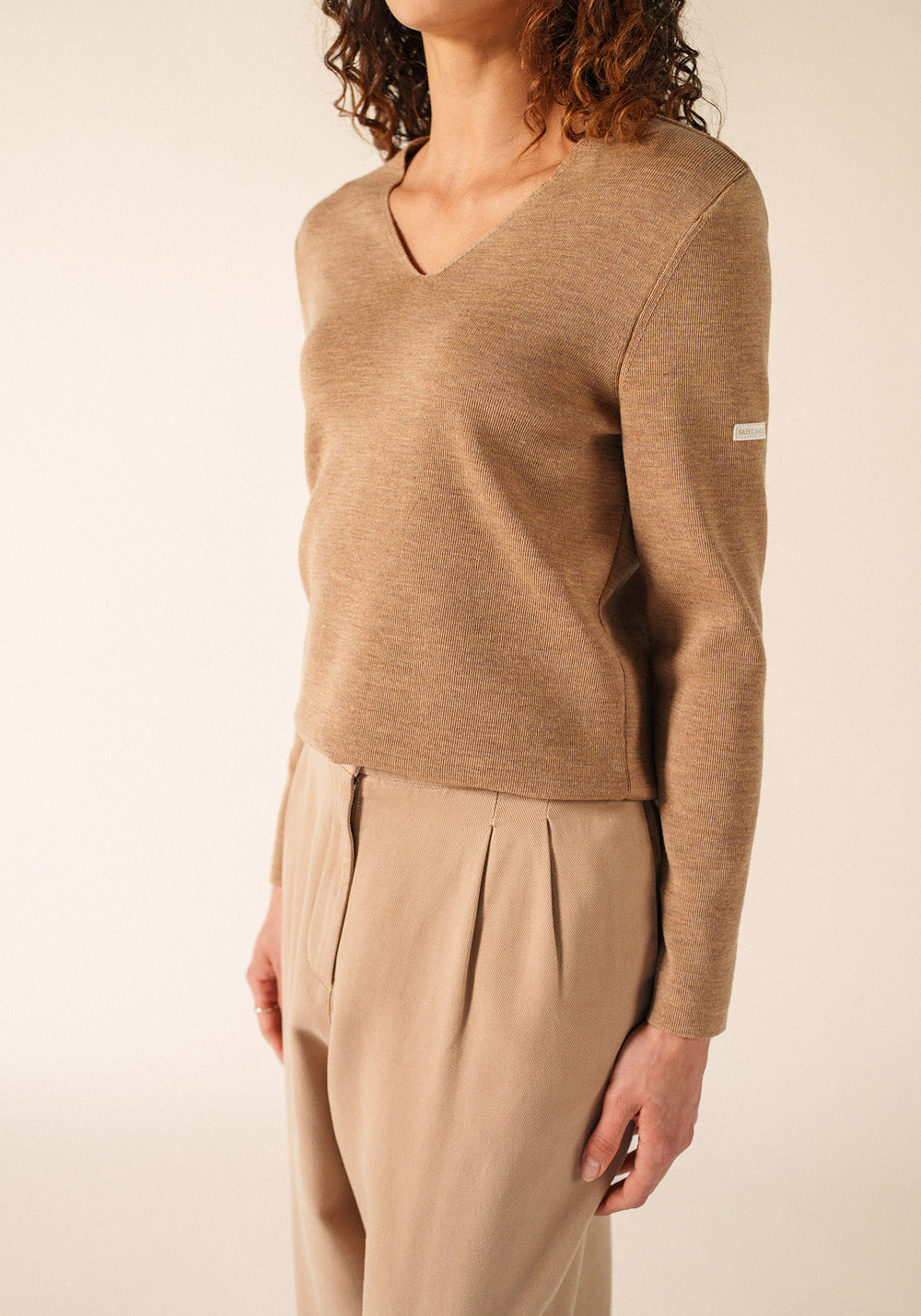 Bréhat jumper (BEIGE FONCE)