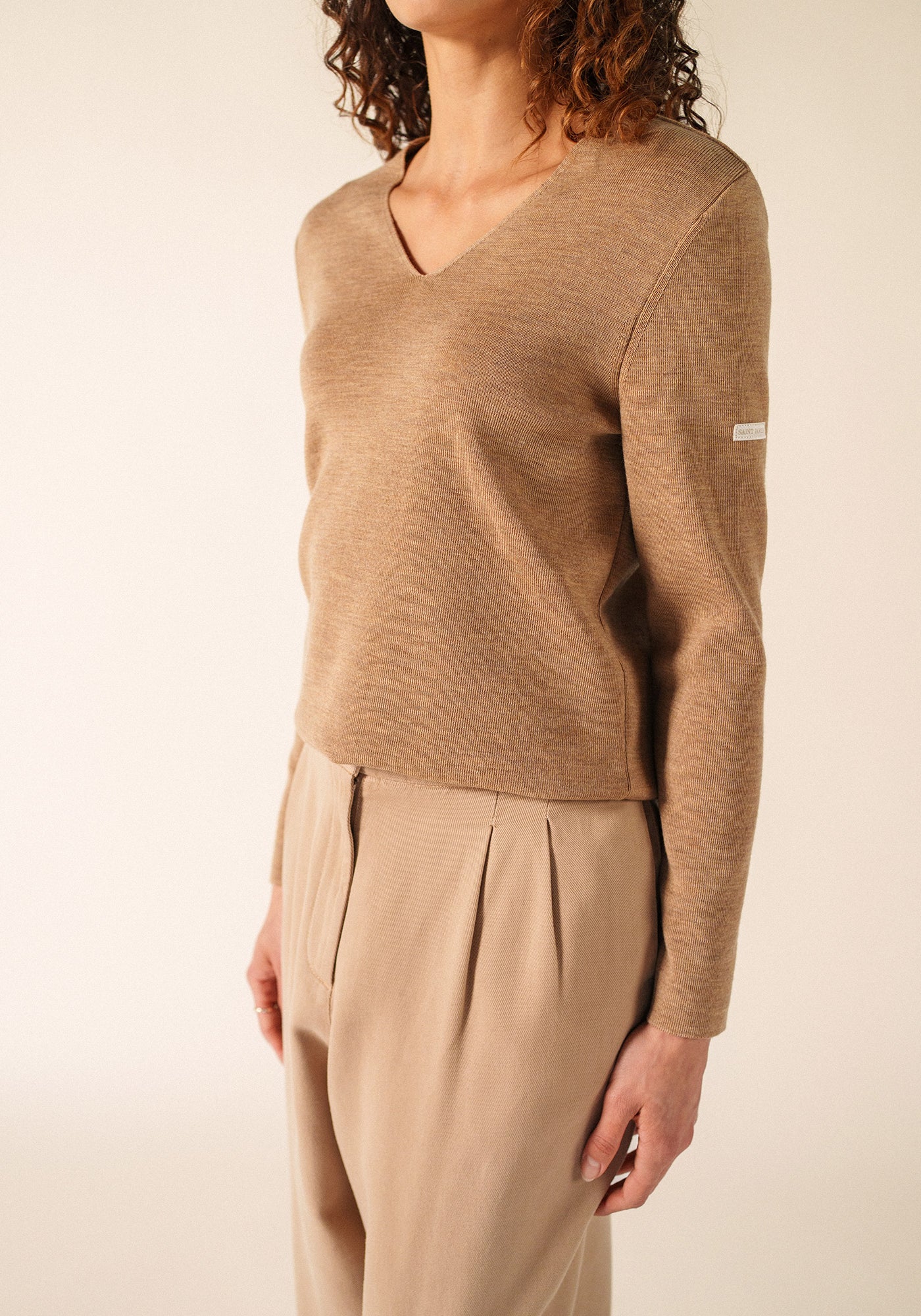 Bréhat jumper (BEIGE FONCE)