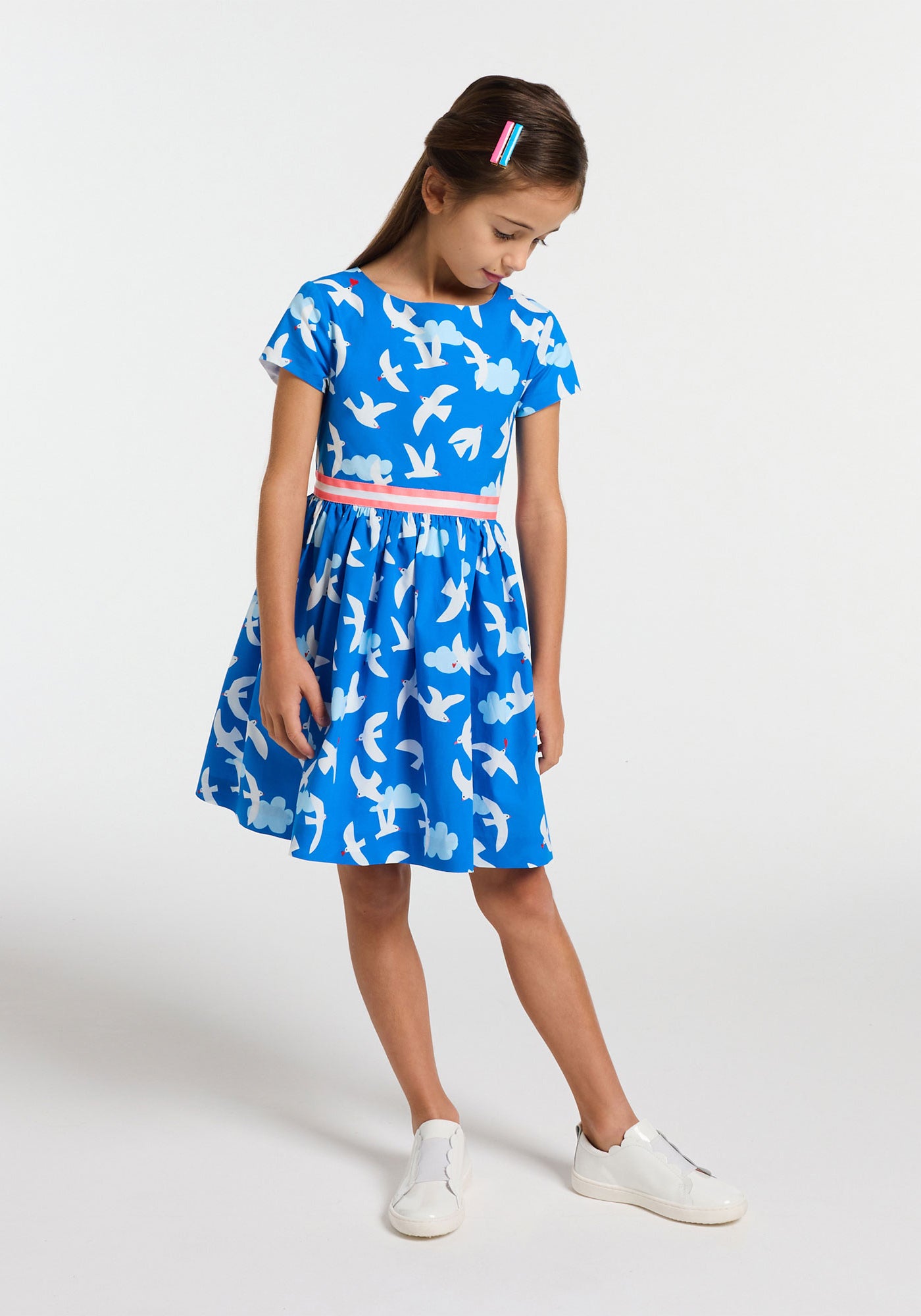 Vestido de Jacadi (AZUL/MULTICOLOR)