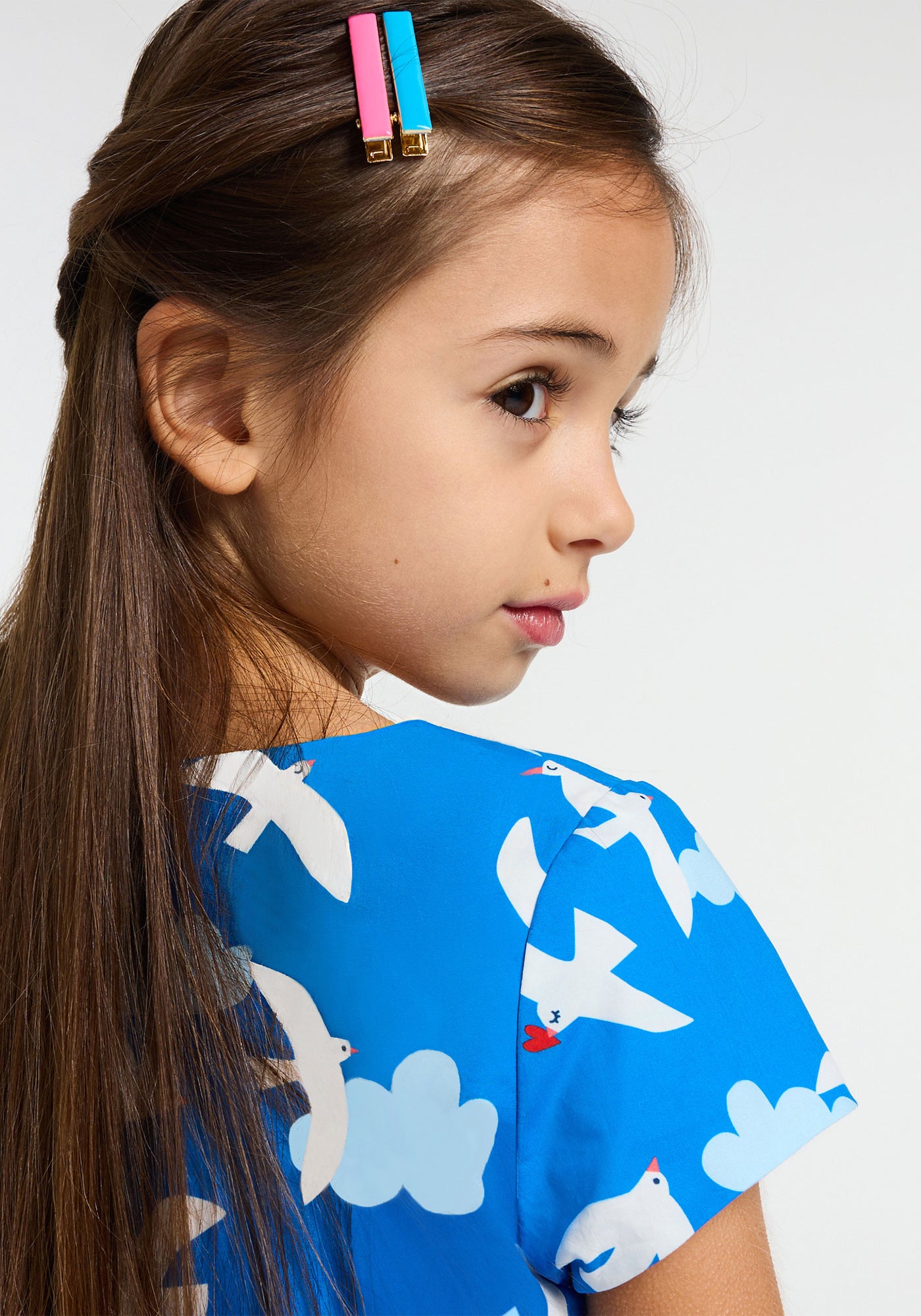 Vestido de Jacadi (AZUL/MULTICOLOR)