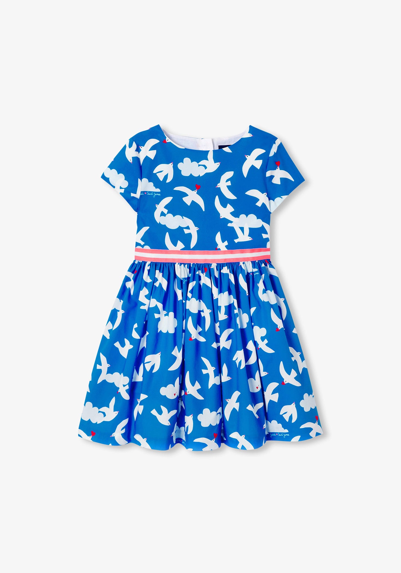 Vestido de Jacadi (AZUL/MULTICOLOR)