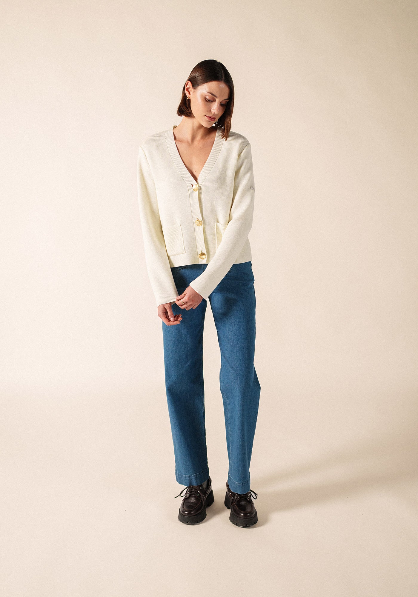 Courcy Cardigan (BLANC)