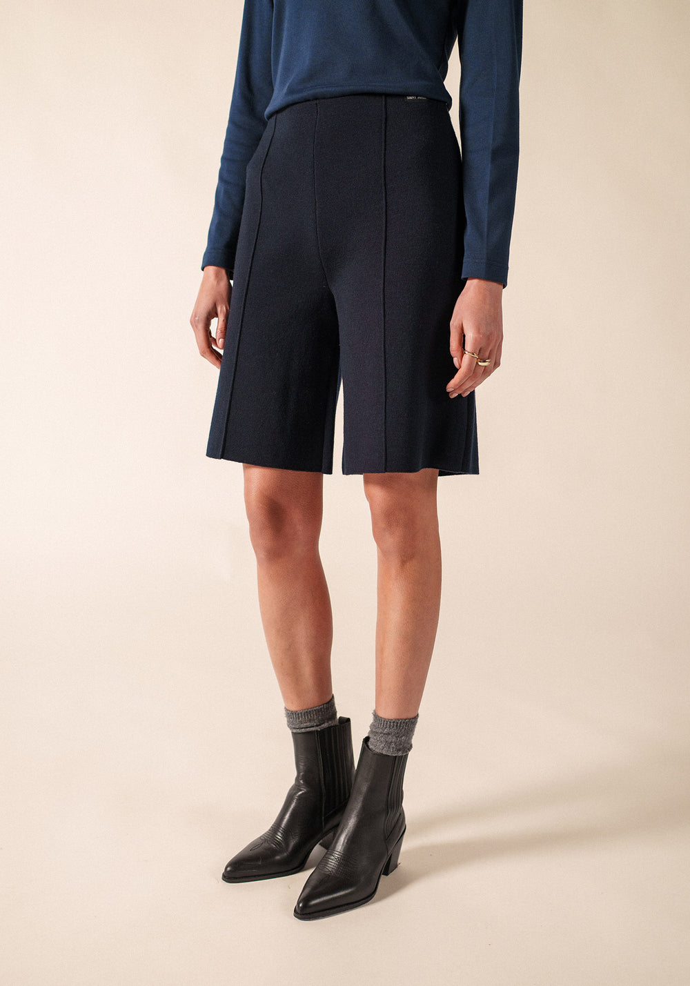 Pantalones cortos de estilo marinero (NAVY)
