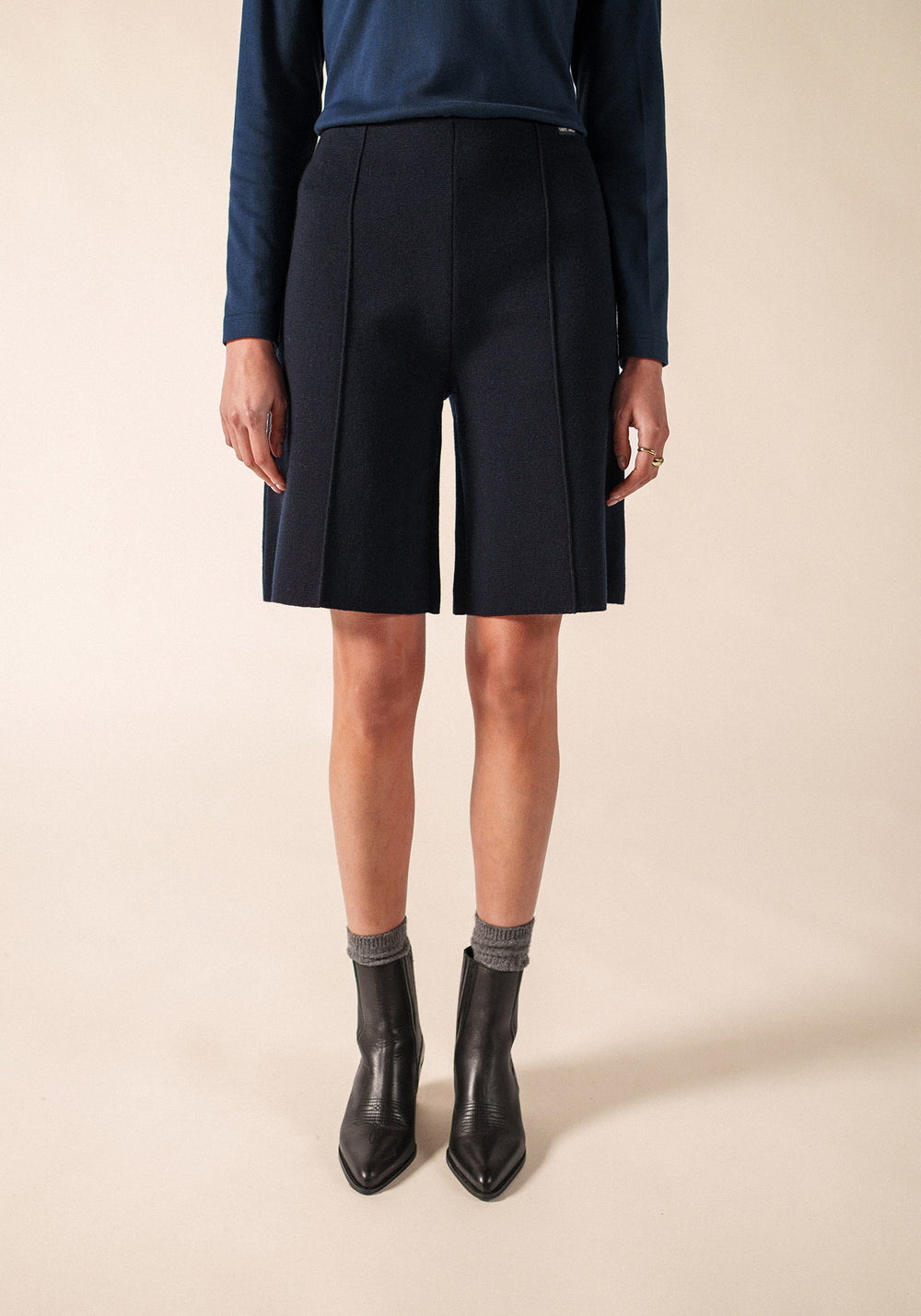 Pantalones cortos de estilo marinero (NAVY)