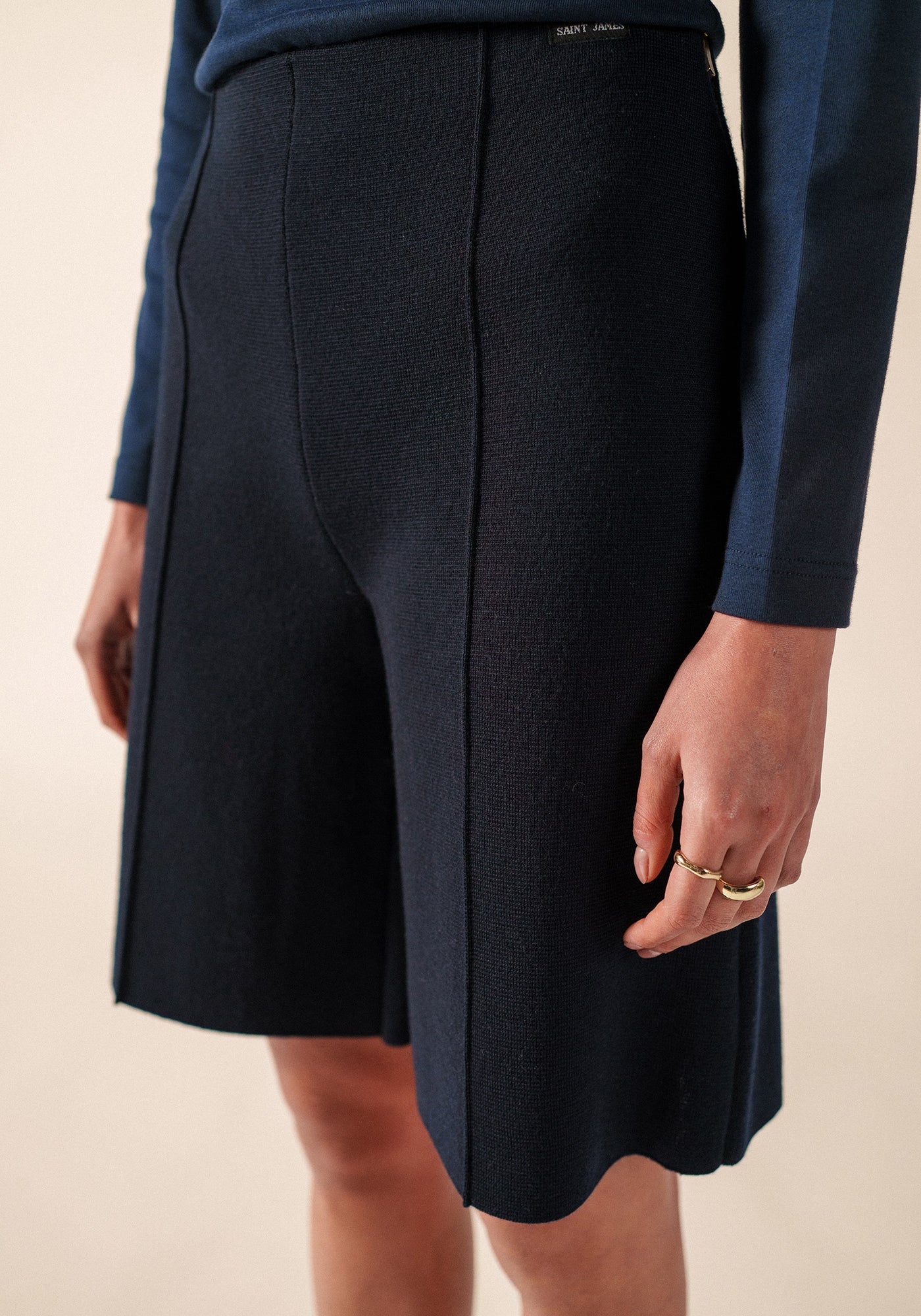 Pantalones cortos de estilo marinero (NAVY)