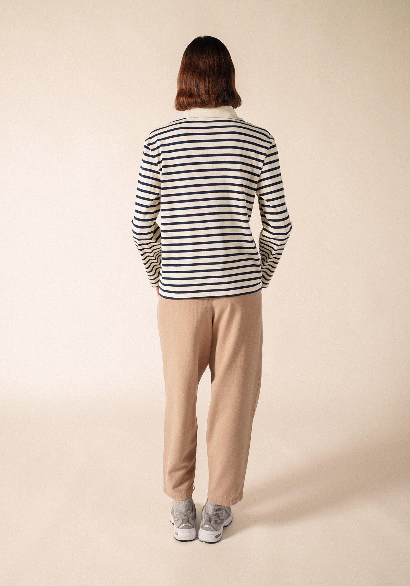 Leran Breton Shirt (ECRU/MARINE)