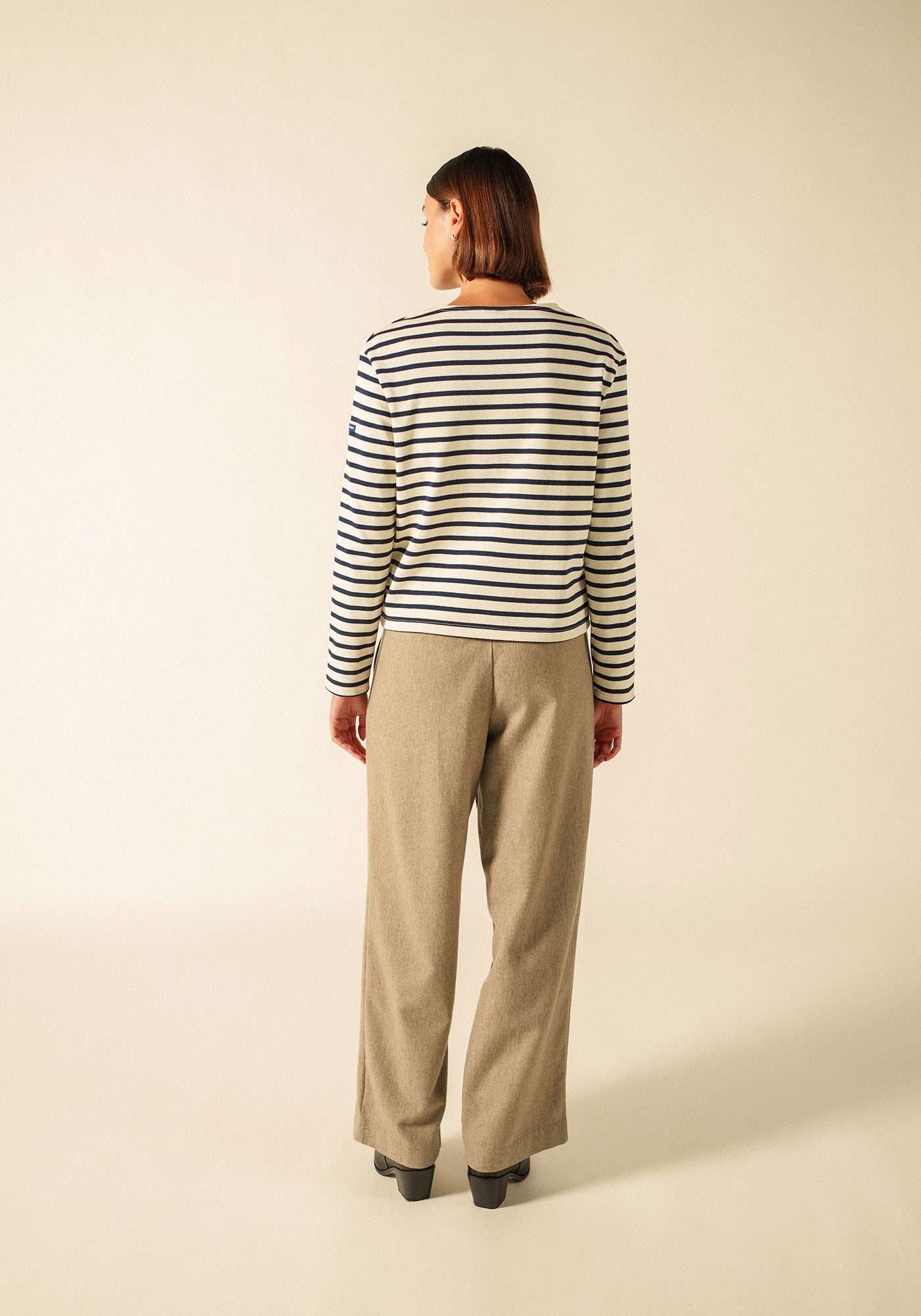 Camisa Saurat Breton (ECRU/MARINO)