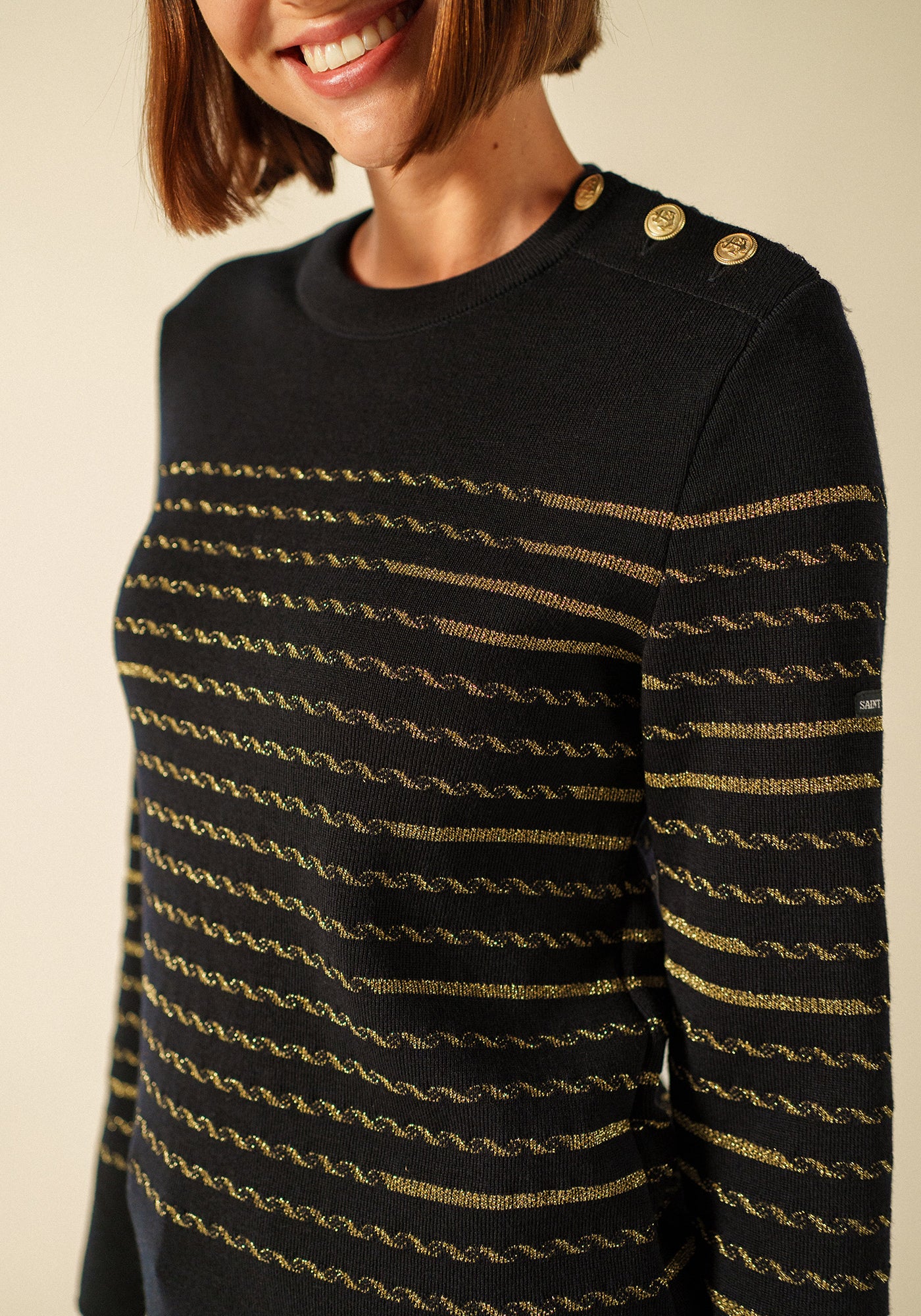 Vima Jumper x Isabelle Ballu (NAVY/CHAMPAGNE)