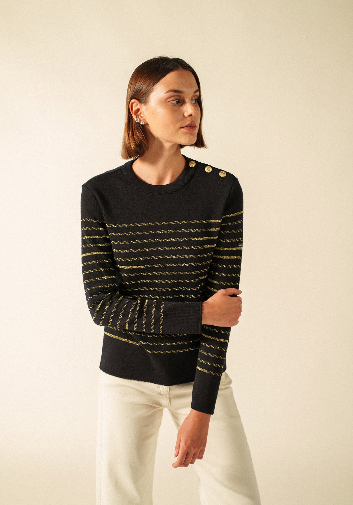 Vima Jumper x Isabelle Ballu (NAVY/CHAMPAGNE)