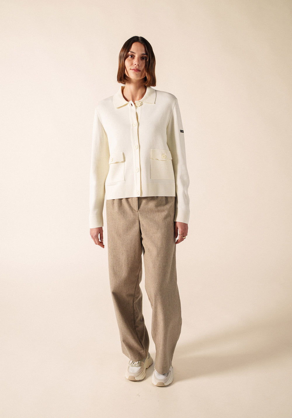 Isley Cardigan (ECUME/BEIGE)
