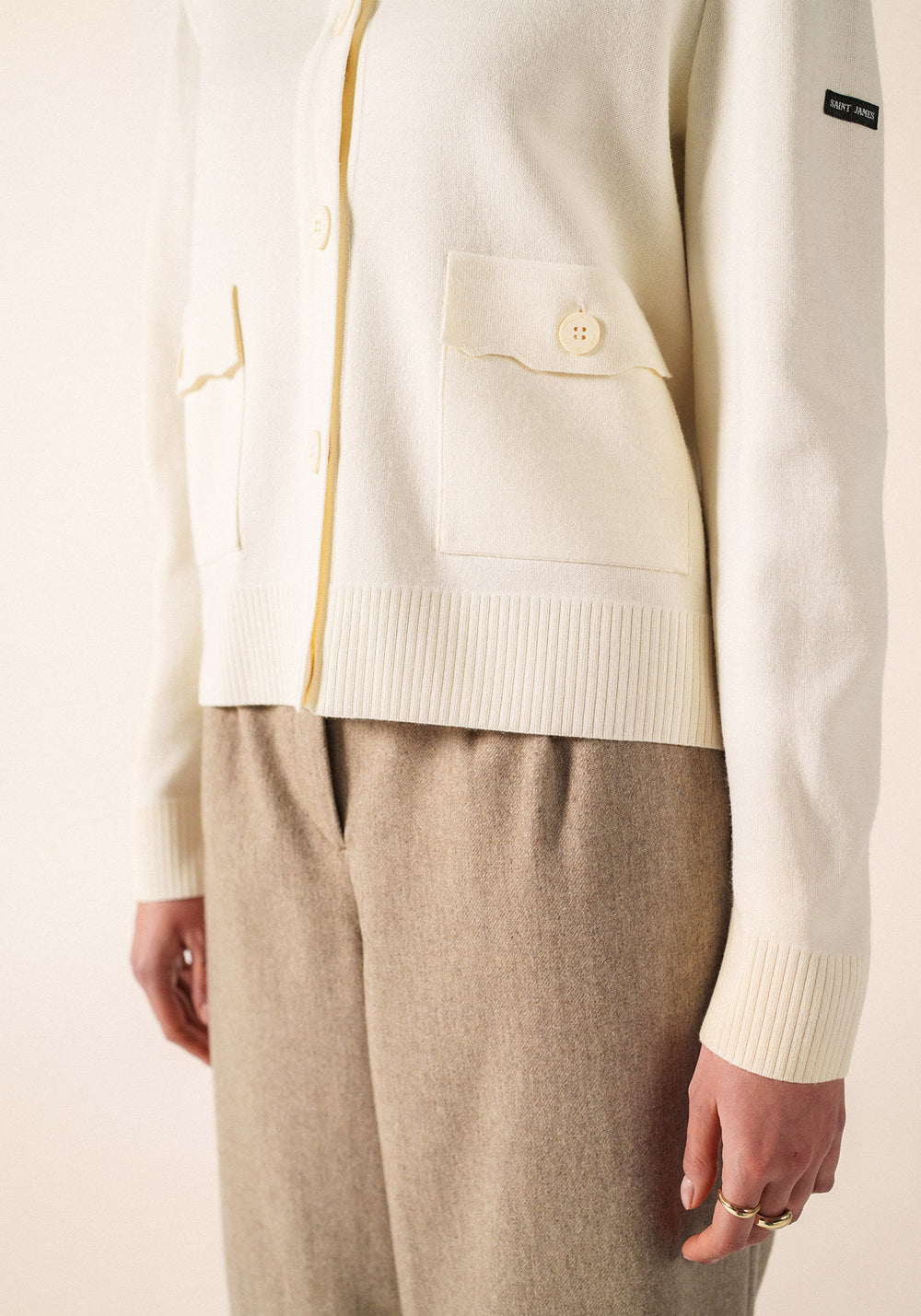 Isley Cardigan (ECUME/BEIGE)