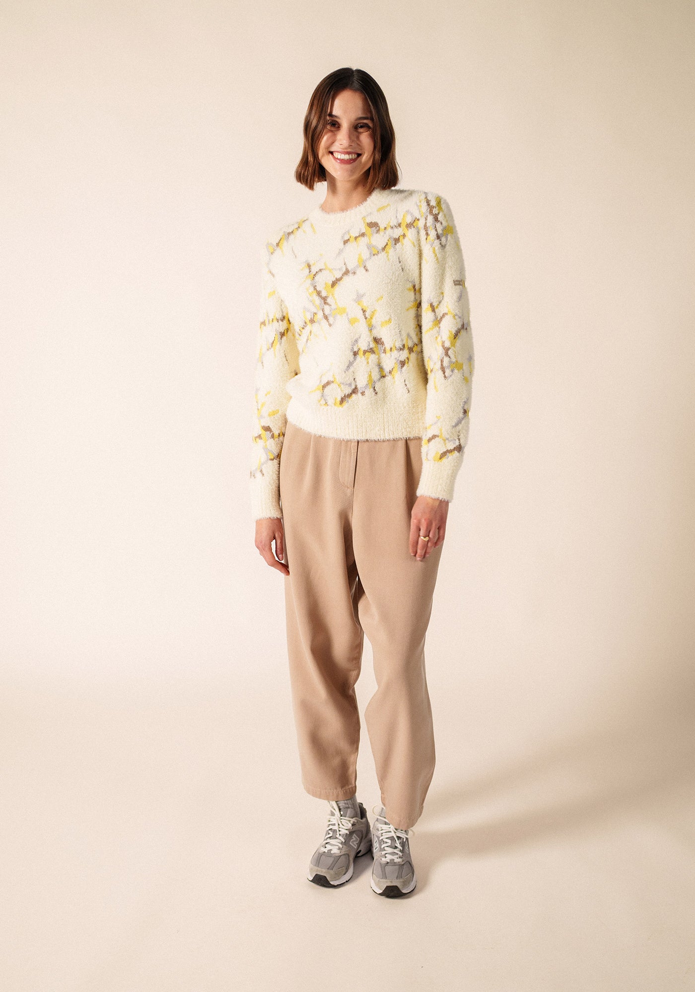 Leeds Jumper (BLANC D'HIVER/BEIGE/AUBE)