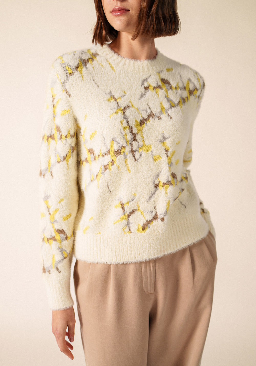 Leeds Jumper (BLANC D'HIVER/BEIGE/AUBE)