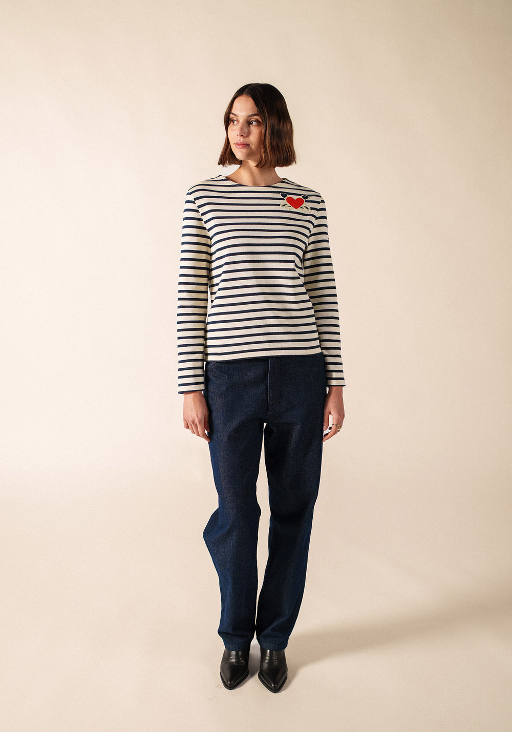 Portune Breton Shirt (ECRU/MARINE)