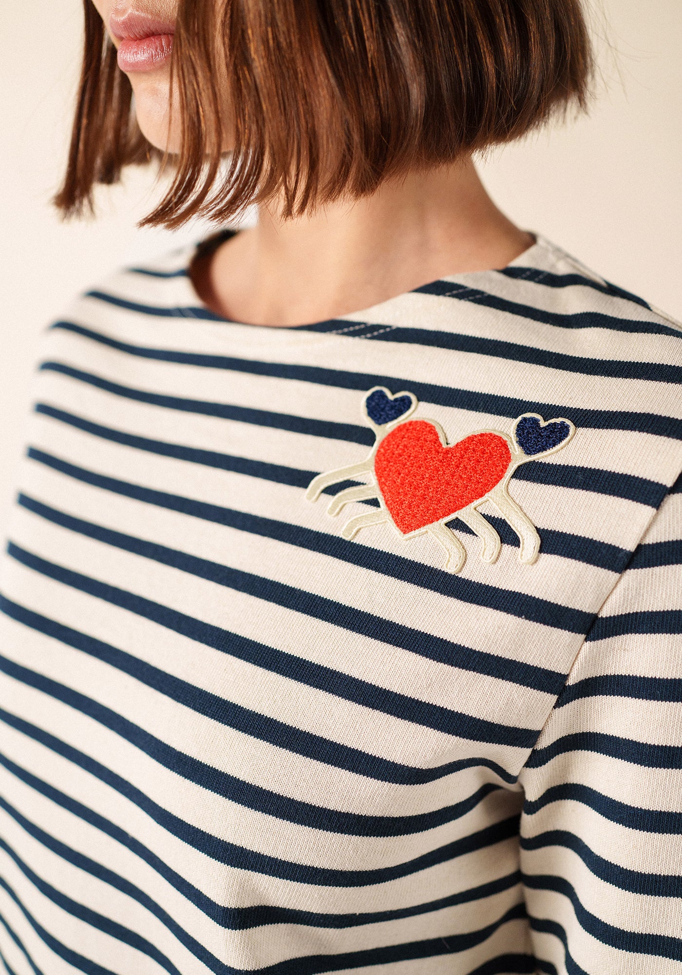 Portune Breton Shirt (ECRU/MARINE)