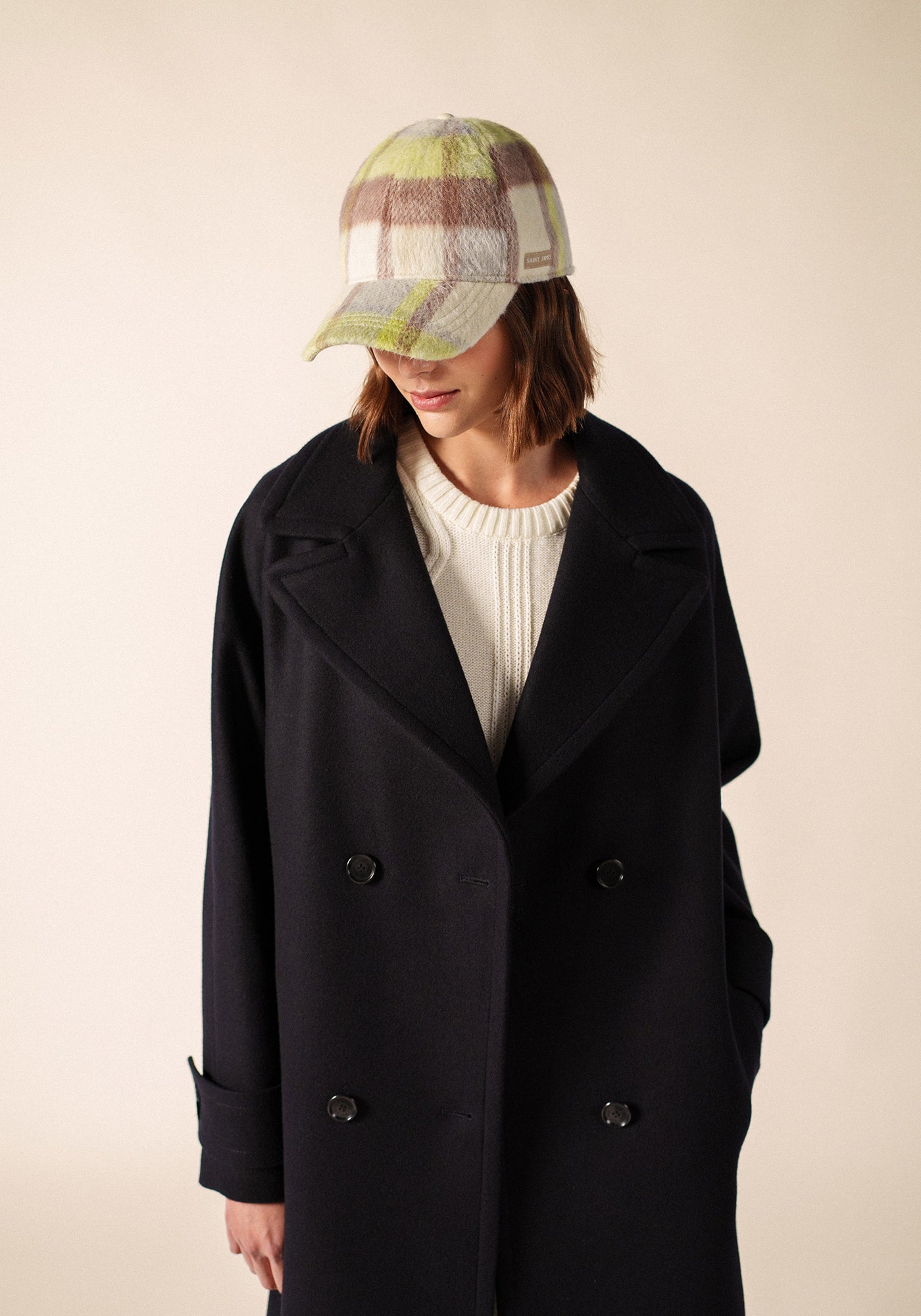 Check Cap (BLANC D'HIVER/BEIGE/AUBE)