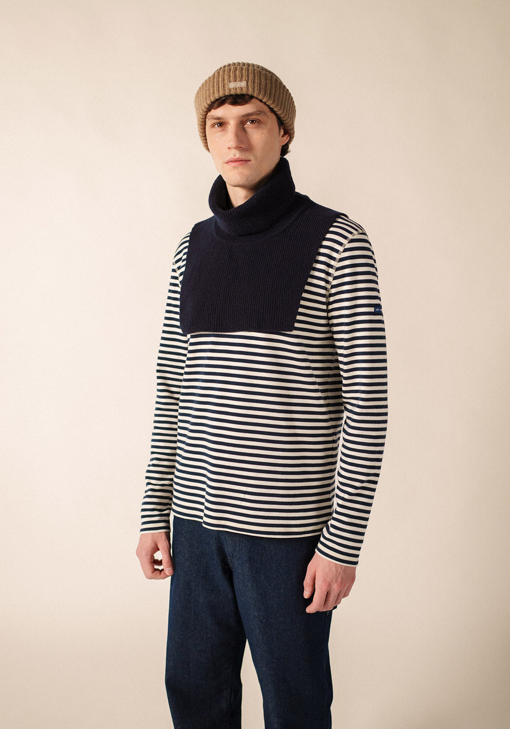 Roll-neck dickey (NAVY)