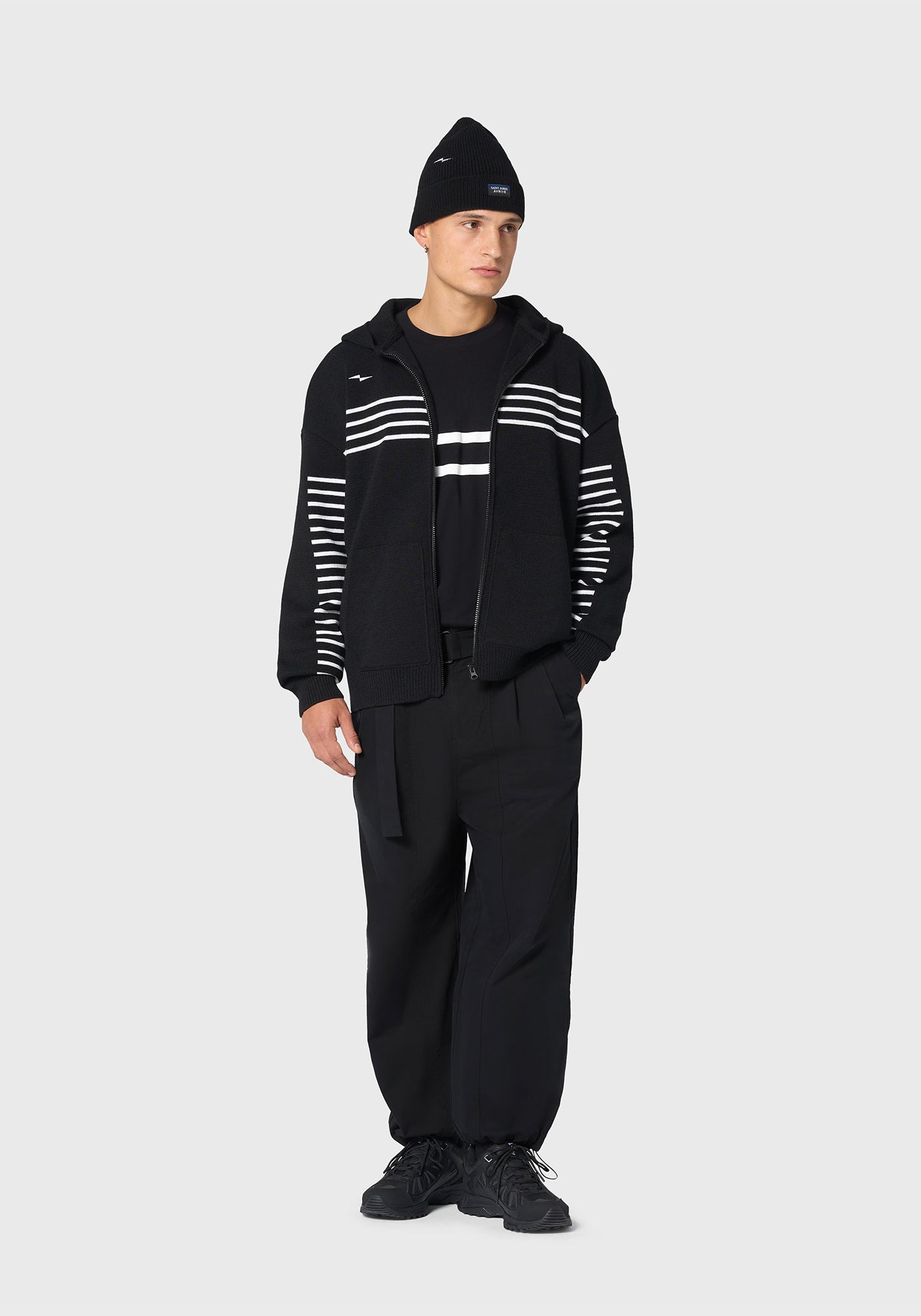 Fujames beanie - SAINT JAMES x AVNIER (NOIR)