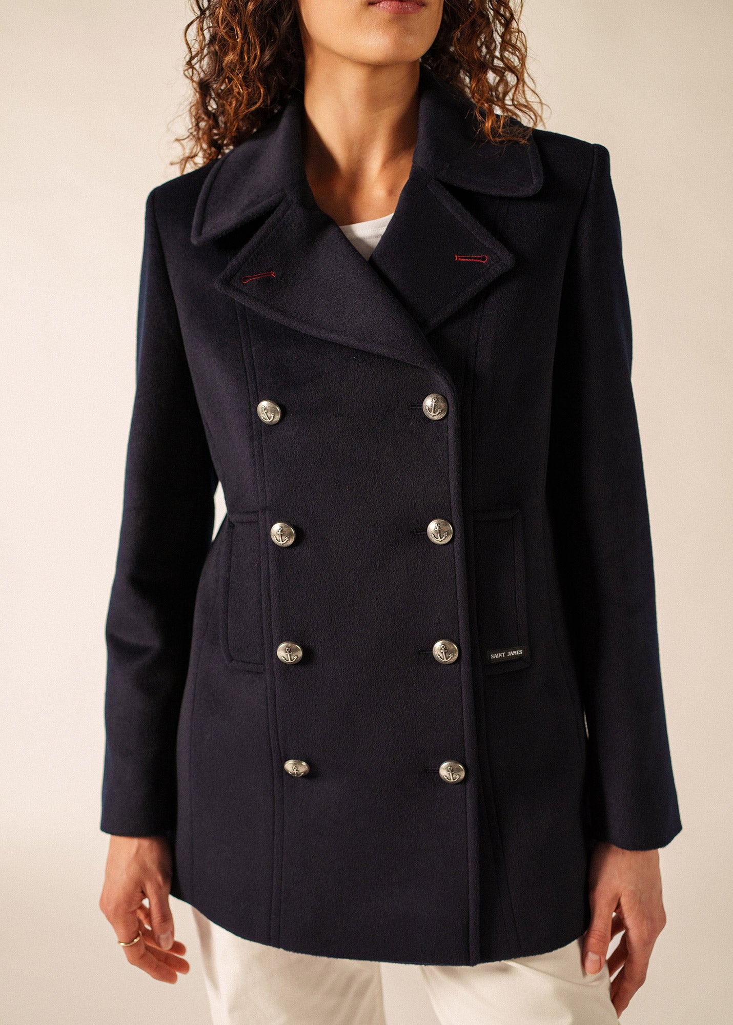 St Briac peacoat in wool | SAINT JAMES Official website • SAINT