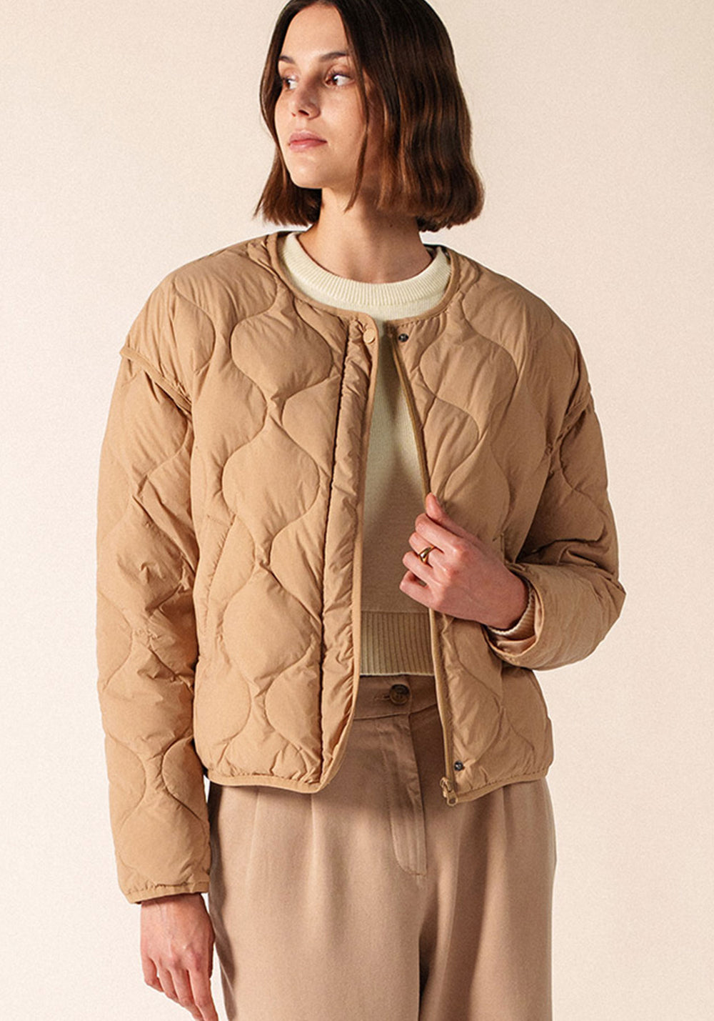 Chaqueta acolchada Ste Carole (BEIGE FONCE)