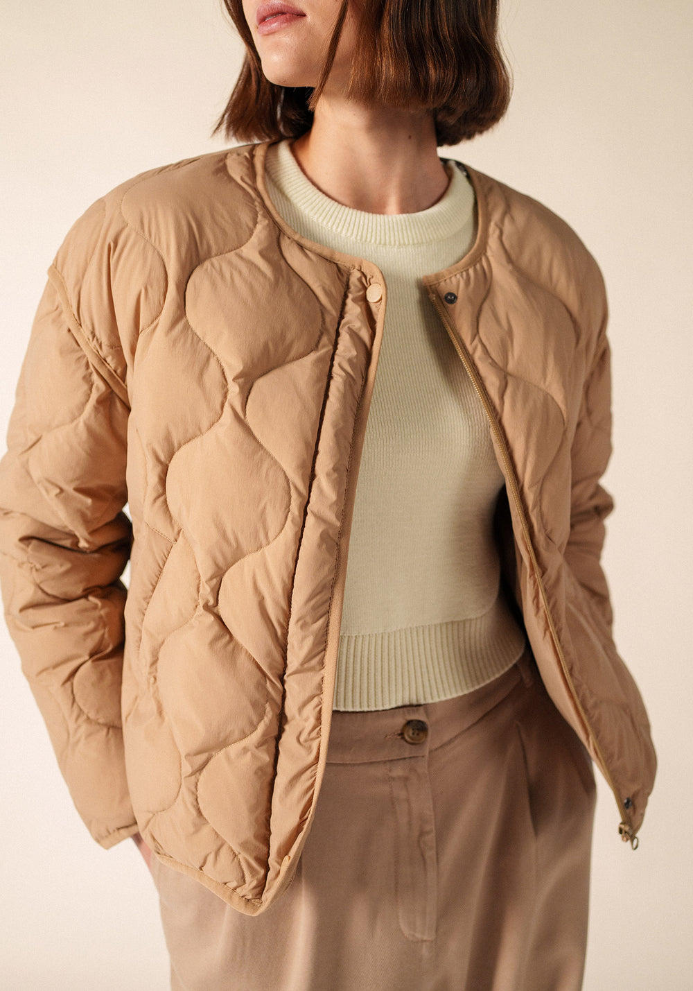 Chaqueta acolchada Ste Carole (BEIGE FONCE)