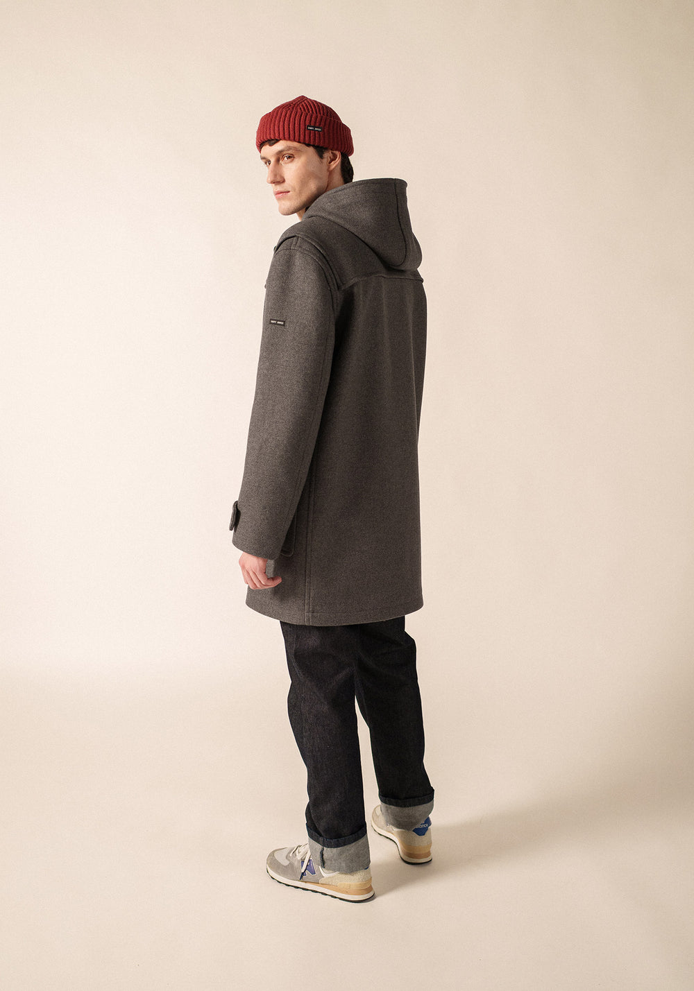 Abrigo Duffle clásico (GRIS)