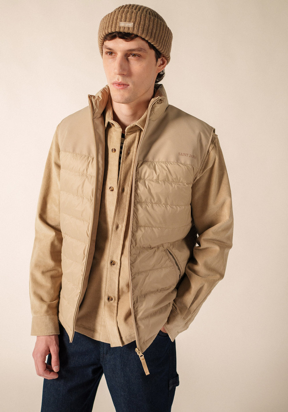 St Nino Puffer Jacket (BEIGE)