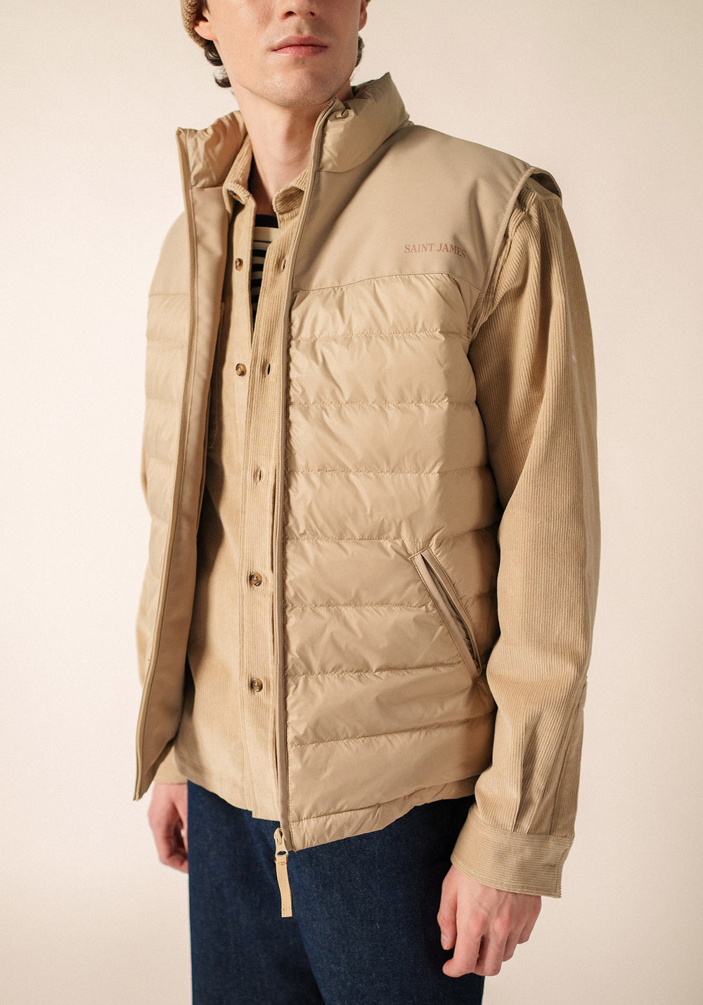 St Nino Puffer Jacket (BEIGE)