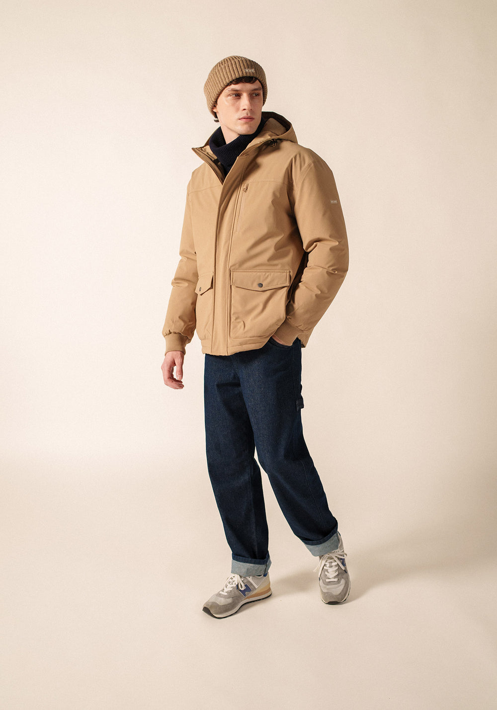 St Odin Coat (BEIGE FONCE)
