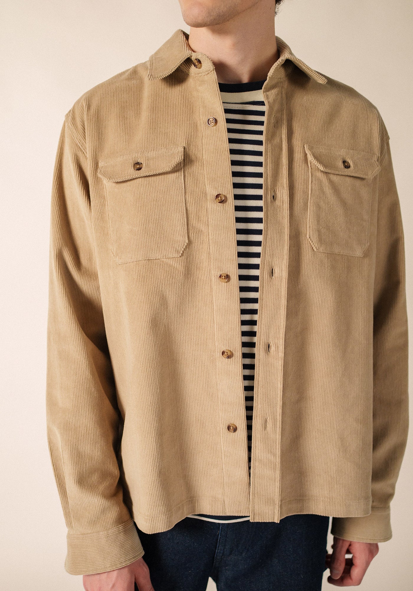 St Firmin Overshirt (BEIGE)