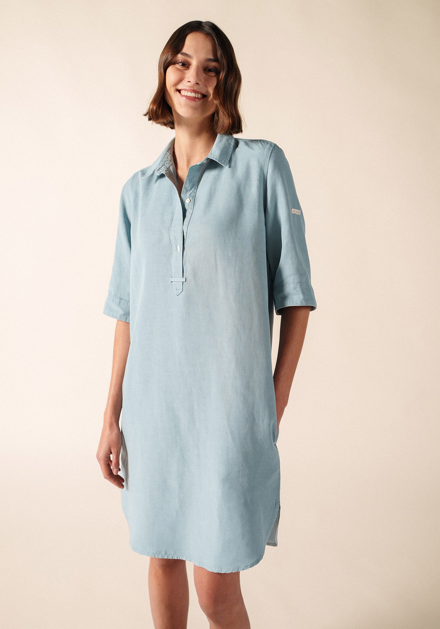 Camisa Léna (BLANCO/CIELO)