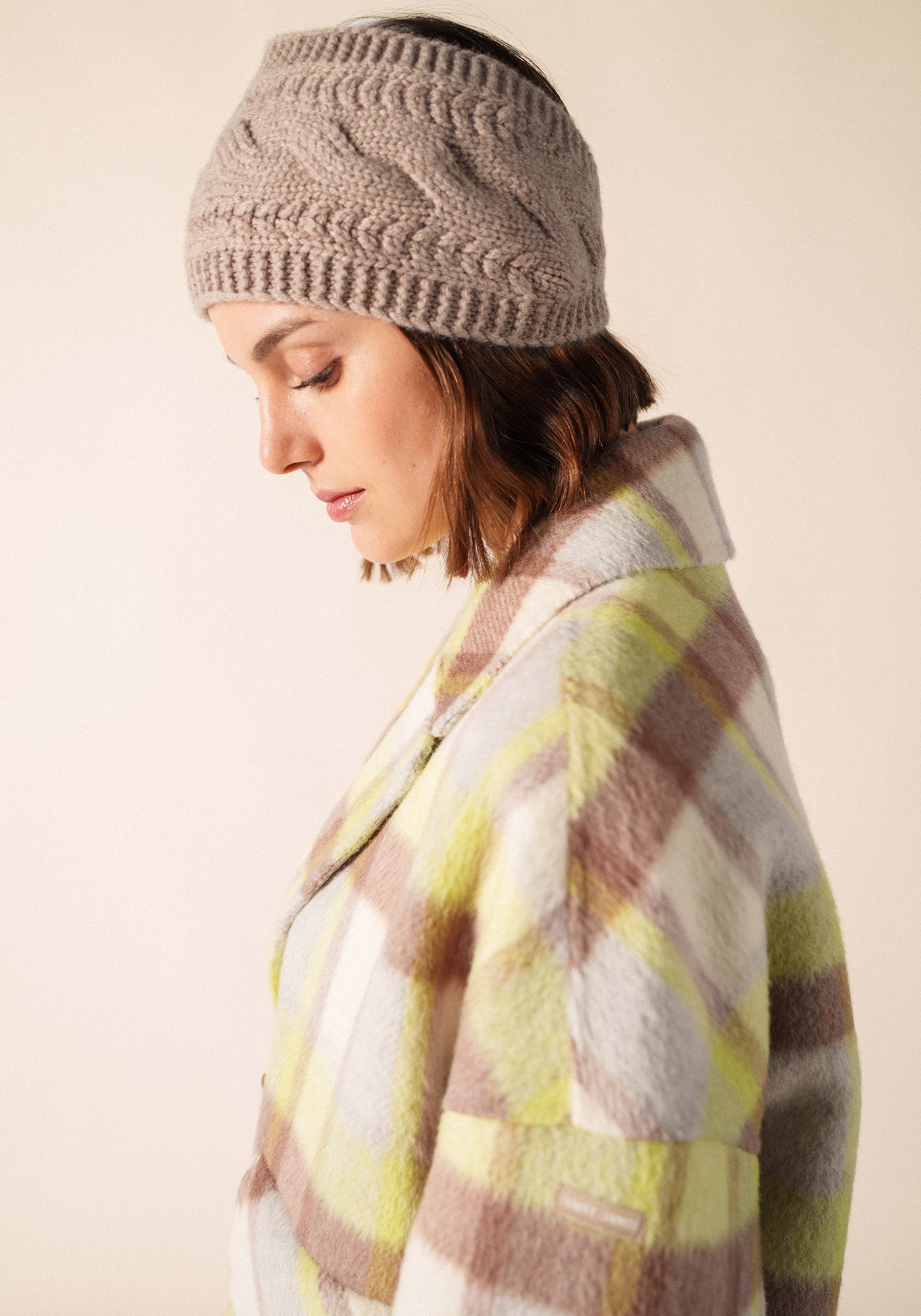 Knitted Headband (BEIGE)