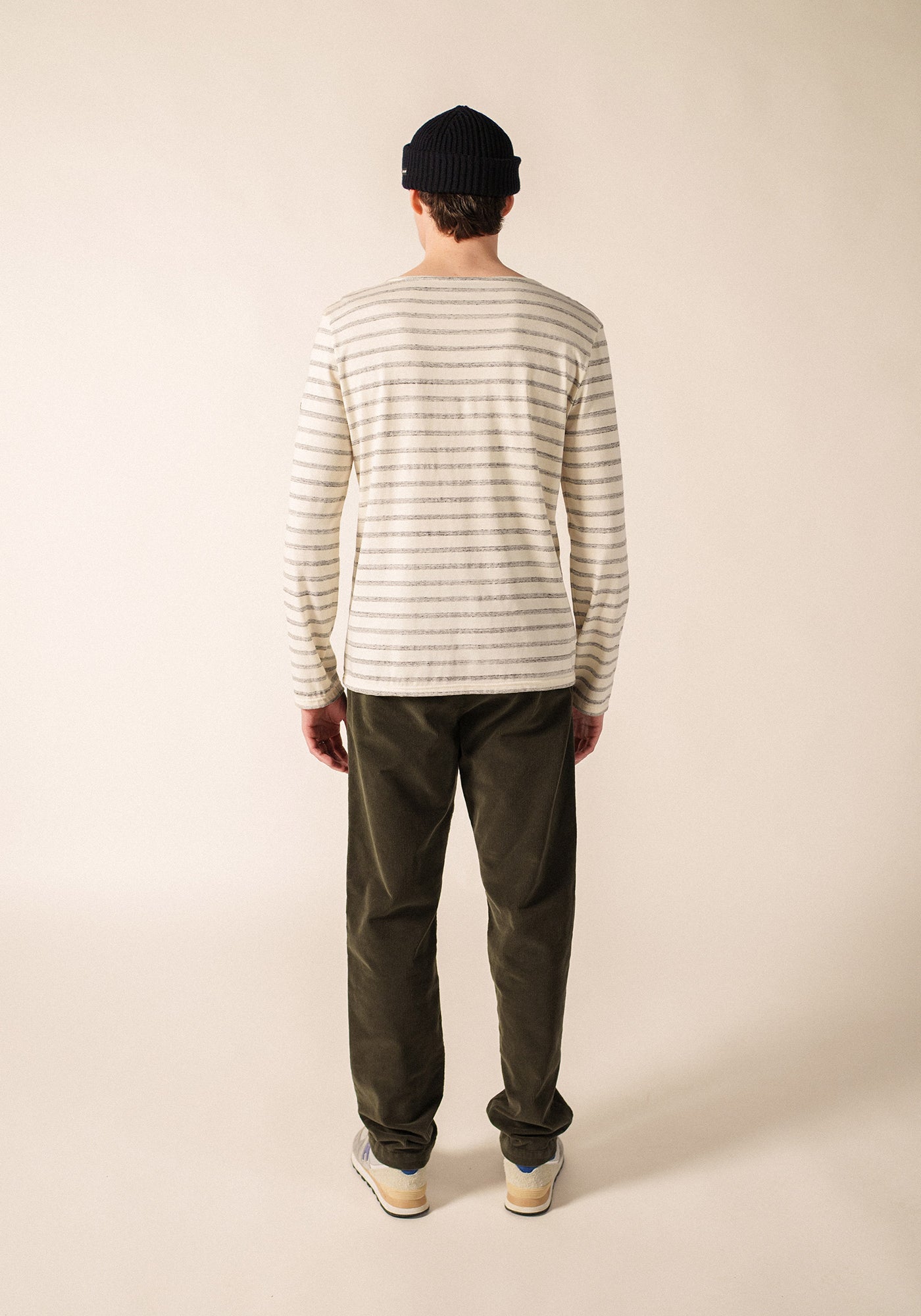 Beille Breton Shirt (ECRU/GRIS)