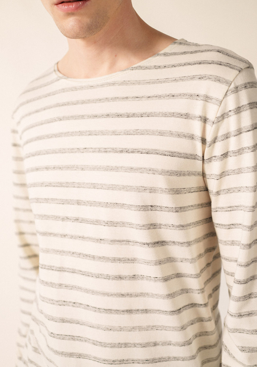 Beille Breton Shirt (ECRU/GRIS)